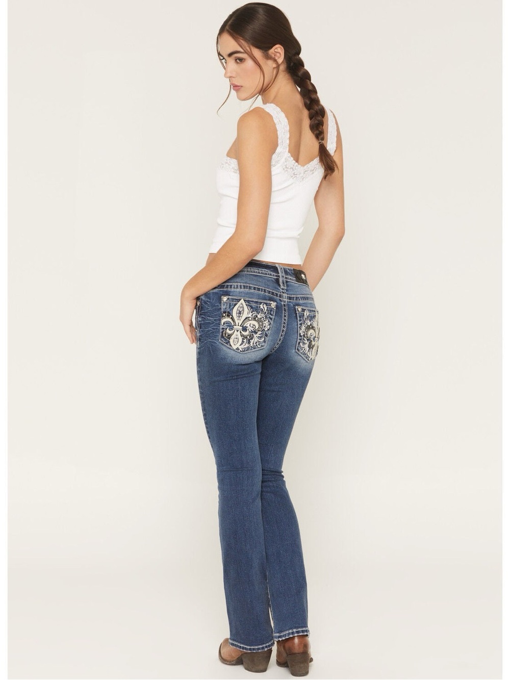 Miss Me Mid Rise Bootcut Jeans
